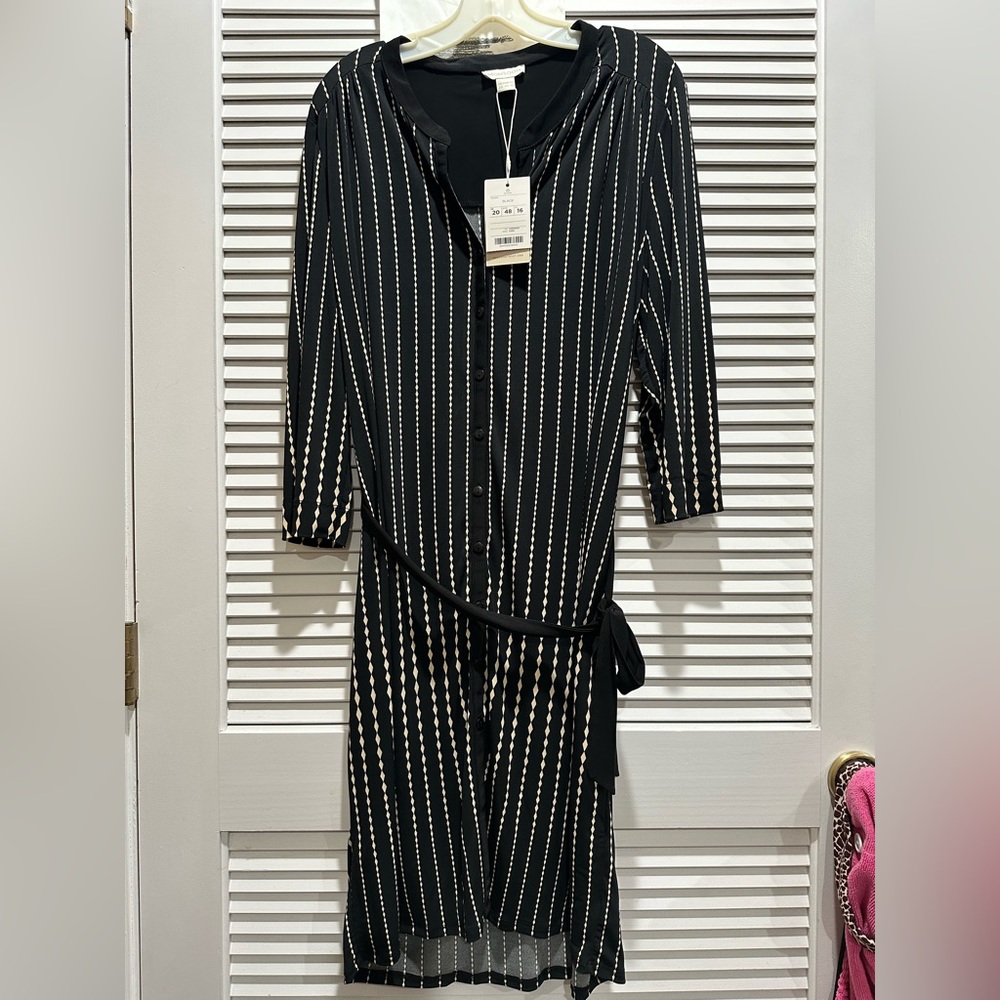Monsoon Black & Tan dress size 20 UK/16 US